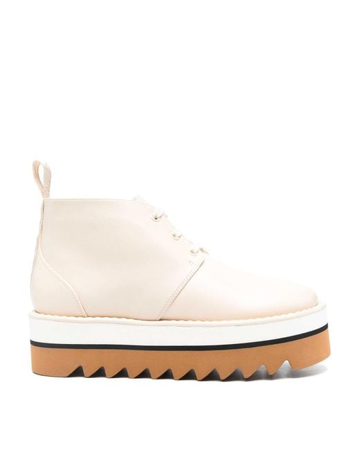 Stella McCartney White 50Mm Sneak-Elyse Boots