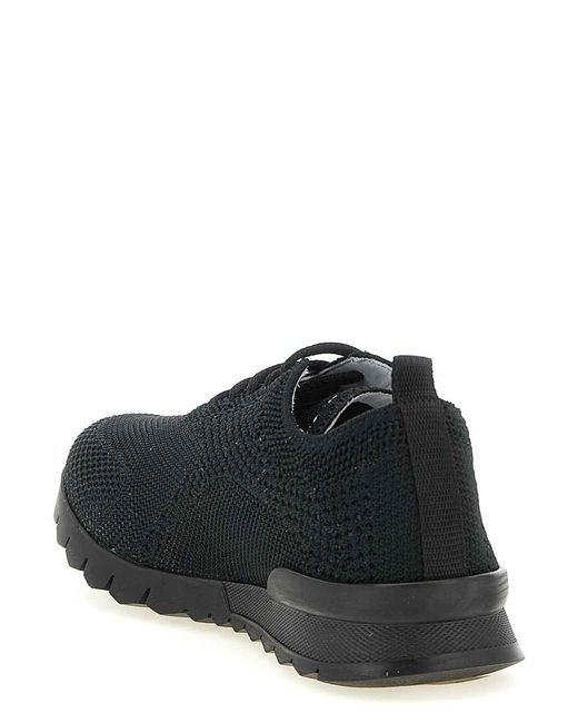 Kiton Black Fitb Sneakers for men