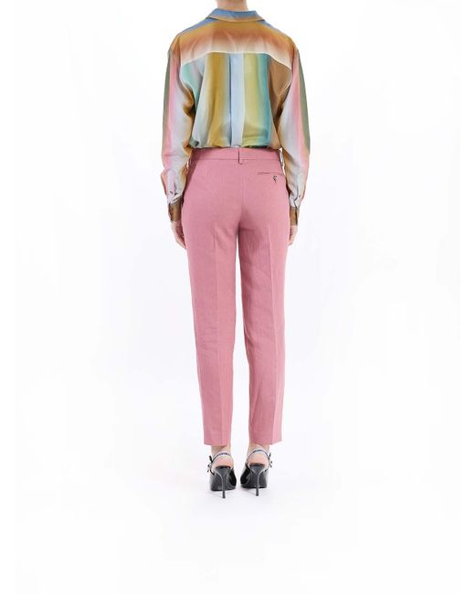 Paul Smith Red Classic Lino Trousers