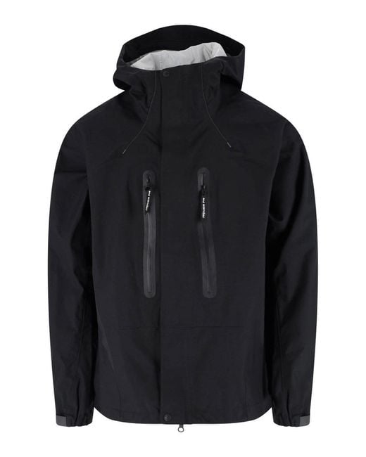 And Wander Black 2.5 L Zip Jacket for men