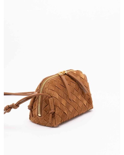 Bottega Veneta Brown Concert Pouch
