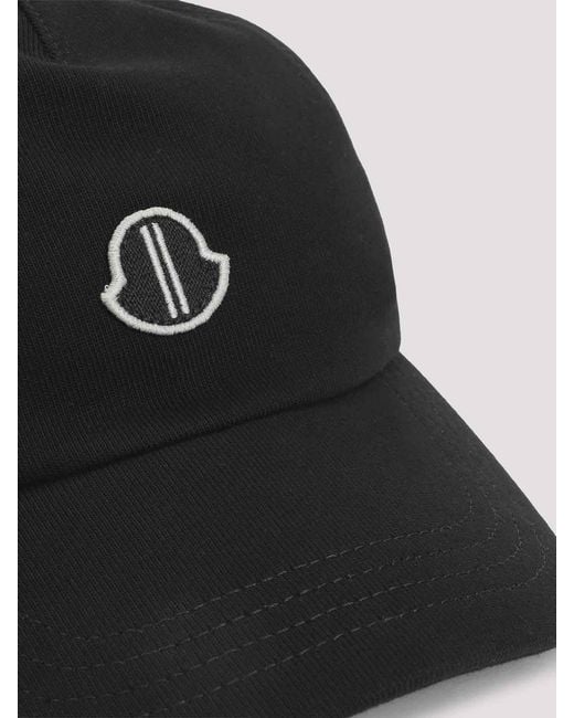 Moncler Black Baseball Hat