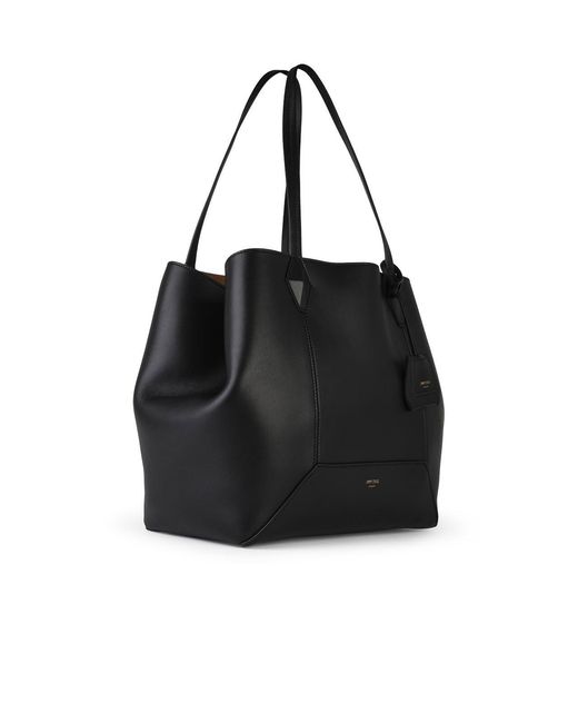 Jimmy Choo Black Diamond Leather Bag
