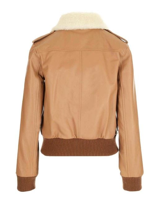 Loewe Natural Nappa Aviator Jacket