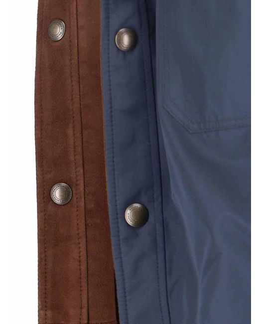 Polo Ralph Lauren Brown Reversible Suede Jacket for men