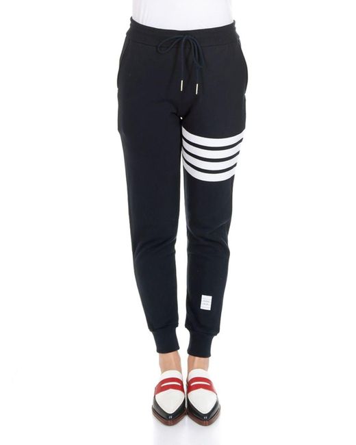 Thom Browne Blue 4 Bar Sweatpants