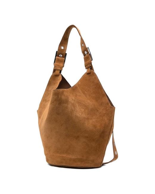 Dondup Brown Big Hobo Shoulder Bag