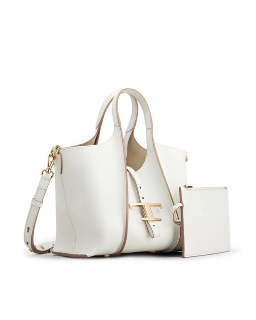 Tod's White Amanda Tote Mini