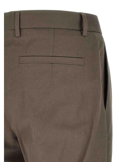 Zegna Gray Tailored Trousers for men