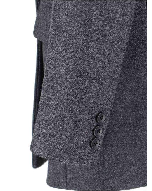 Isabel Marant Gray Double -Breasted Coat