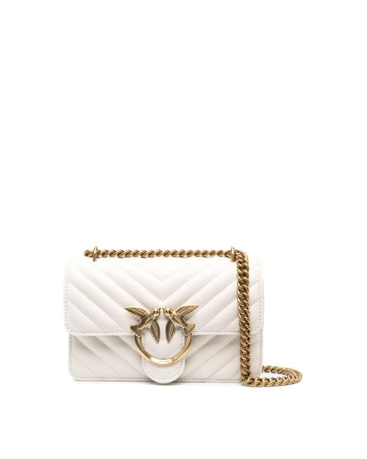 Pinko Natural Lovebird Quilted Bag