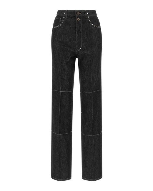 Lemaire Black Rivet Jeans