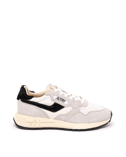 Autry White 'Reelwind' Low Sneakers