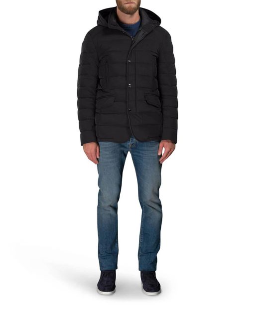 Moorer Blue Craig-Kn Down Jacket for men