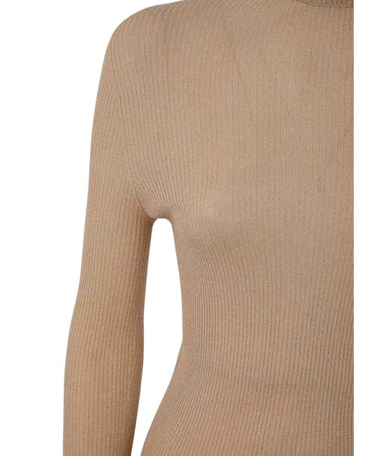 Fabiana Filippi Brown Turtle Neck