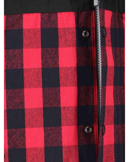 Junya Watanabe Red X Carhartt Wip Checked Technical Jacket for men