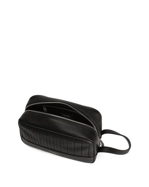 Dolce & Gabbana Black Leather Bag for men