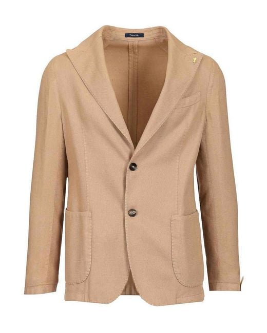 Guarinucci Natural Cotton Linen Blazer for men