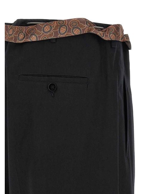 Magliano Black Peoples Chic Release Pants for men