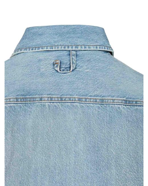 Jacquemus Blue De-Nimes Simon Denim Shirt for men