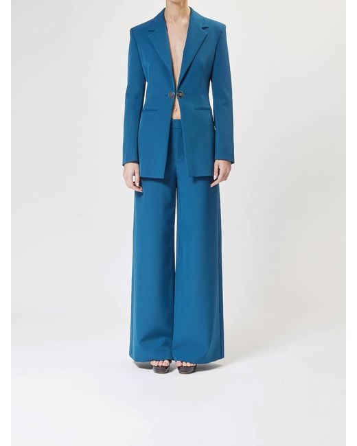 Moschino Blue Jacket A Button