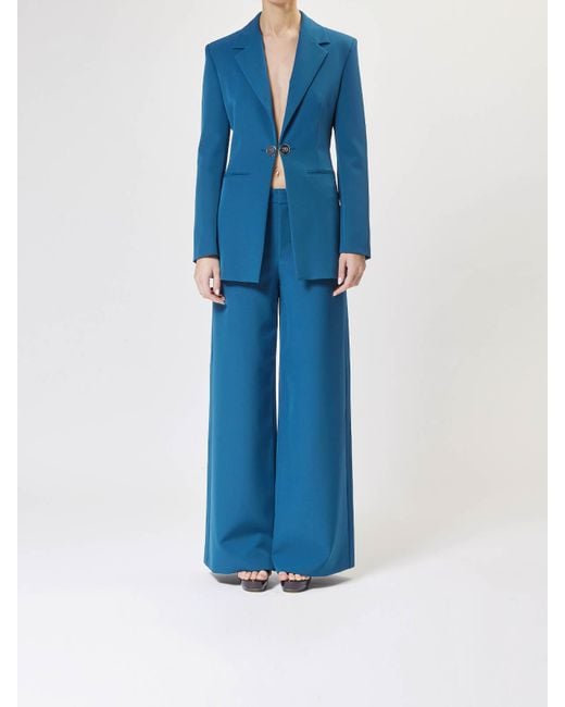 Moschino Blue Jacket A Button