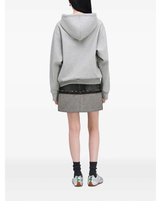 Marc Jacobs White Canal Street Logo Hoody