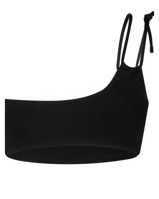 Eres Black One Shoulder Bra