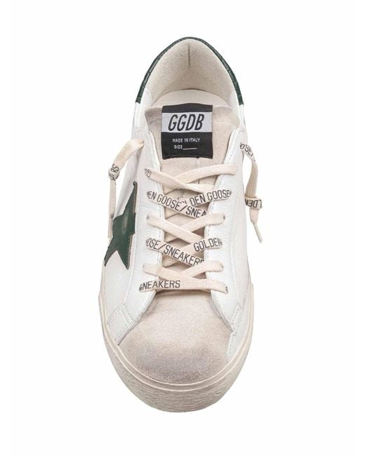 Golden Goose Deluxe Brand White Super Star Sneakers for men