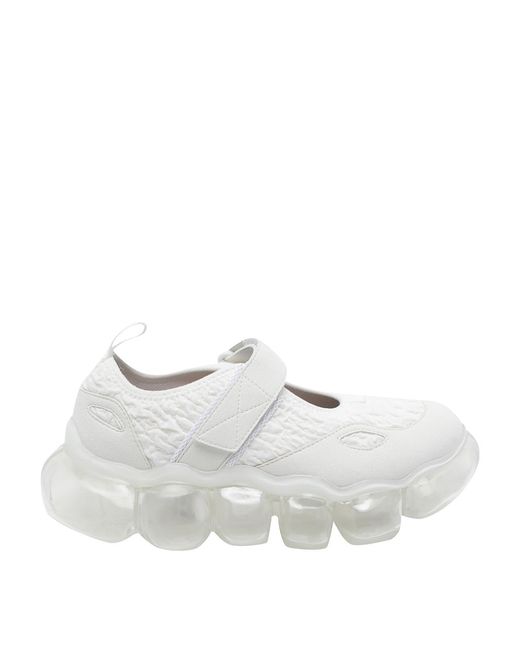 grounds White Jewelry Maryjane Sneakers