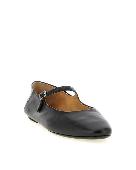Marsèll Black Strascico Ballet Flats