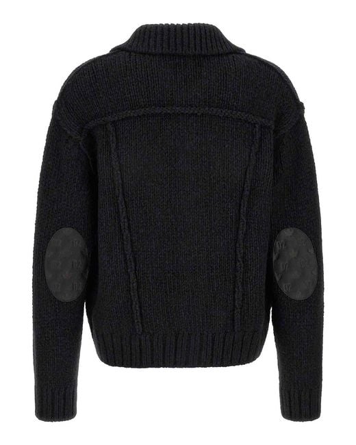 DSquared² Blue Logo Patch Cardigan for men