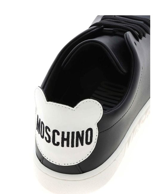 Moschino Black Teddy Bear Sneakers