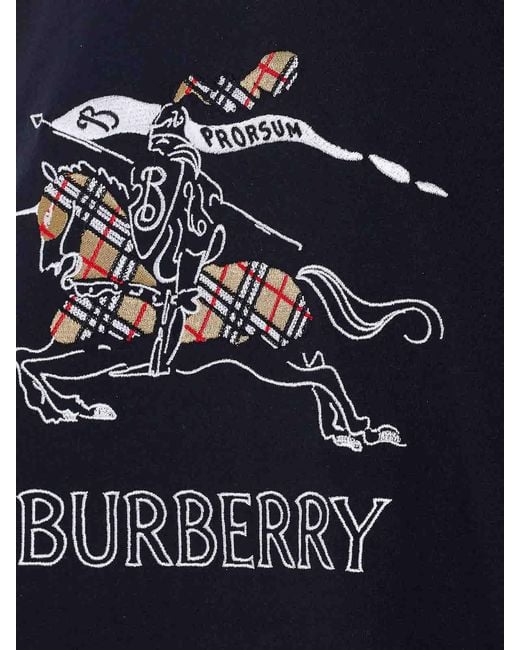 Burberry Blue Ekd T-Shirt for men