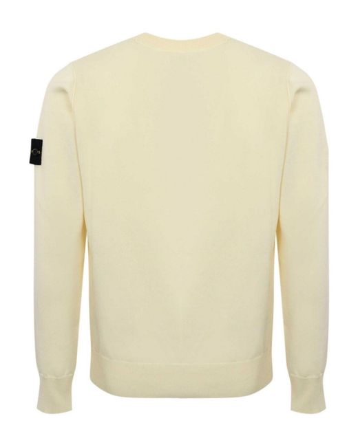 Stone Island Natural 5100053 Soft Organic Cotton Jersey for men