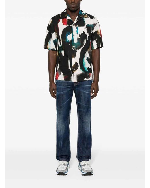 DSquared² Blue Mid-Rise Skinny Jeans for men