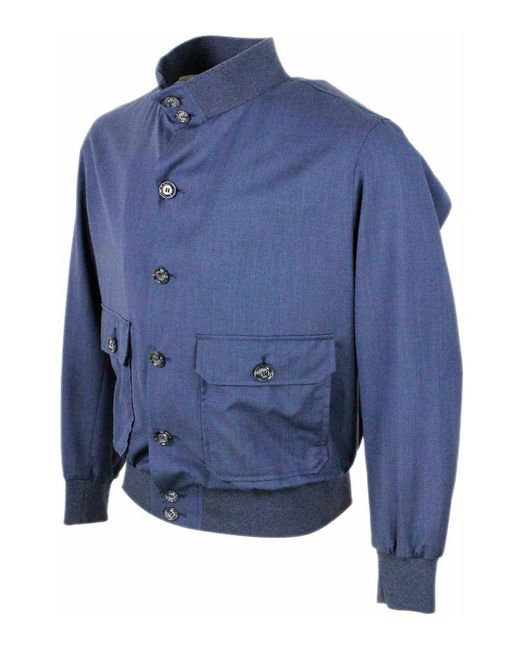 Barba Napoli Blue Jacket for men