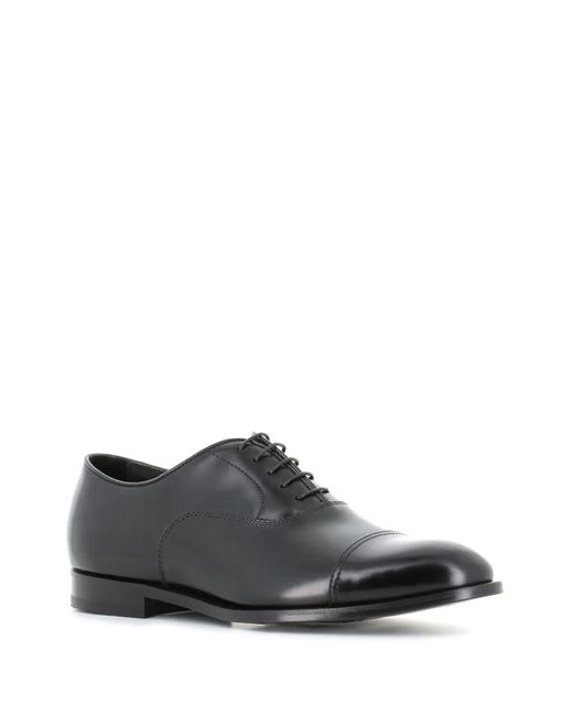 Doucal's Gray Oxford Cap Toe for men