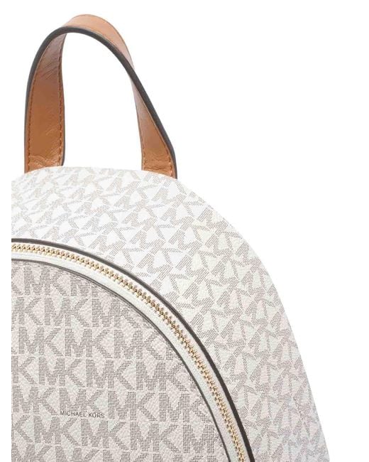 Michael Kors White Tanner Backpack