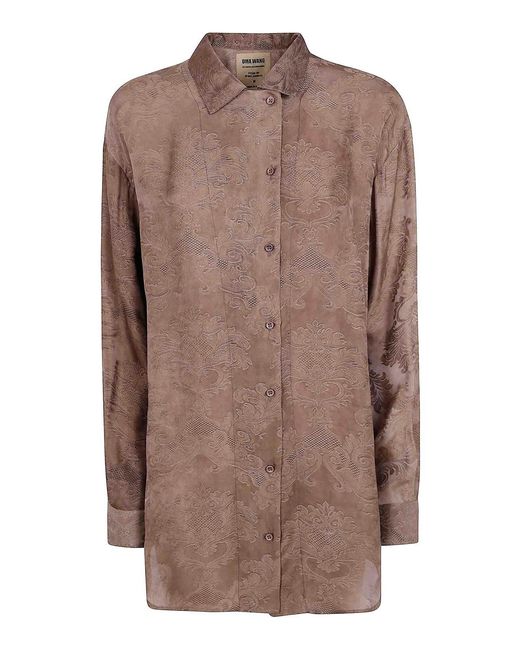 Uma Wang Brown Tyesha Top
