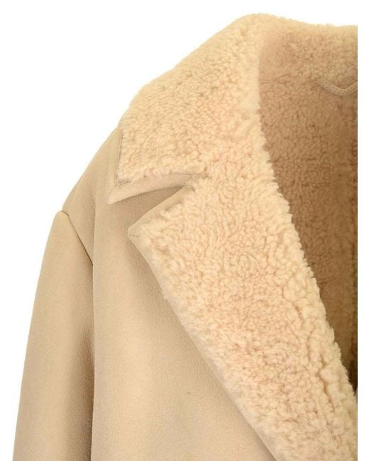 Loulou de Saison Natural Shearling Coat