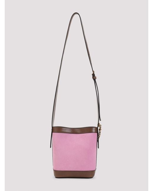 Versace Pink Mini Bucket Bag