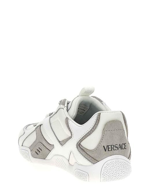 Versace White Galaxia Sneakers