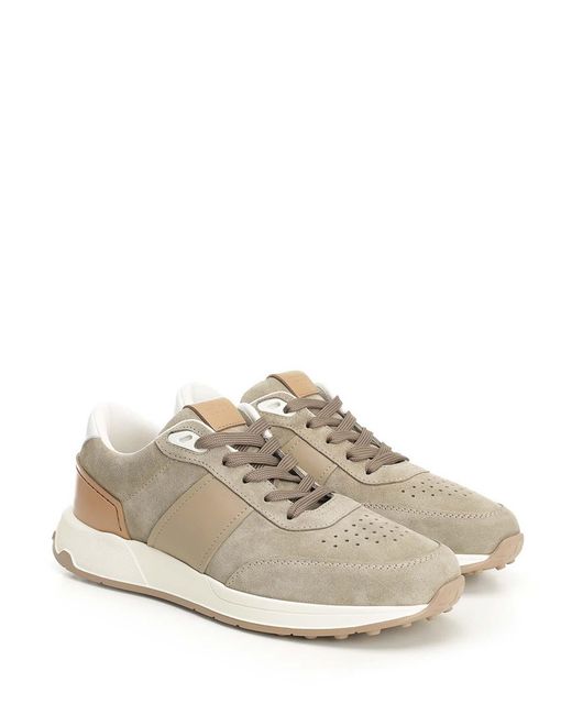 Tod's White Suede Sneakers for men