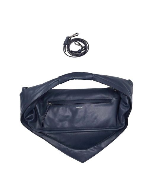 FEDERICO CINA Blue Maxi Tortellino Tote Bag