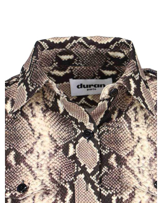 Duran Lantink Multicolor Python Print Shirt