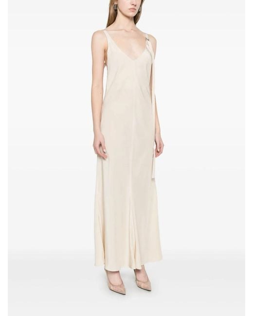 Sportmax White Unione Ivory Dress