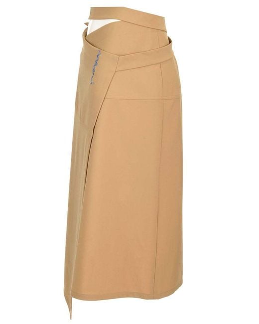 Marni Natural Wrap Skirt
