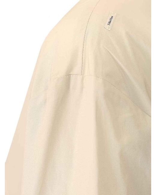 Max Mara Natural Cotton Poplin Dress
