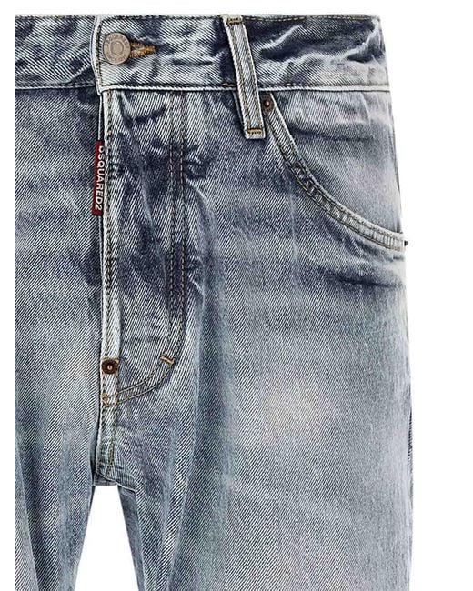 DSquared² Blue Teddy Jeans for men